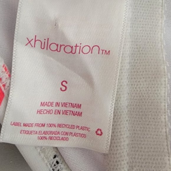 Xhilaration White Multi-Stripe Tank Swimsuit- Small - NWOT - Picture 7 of 8